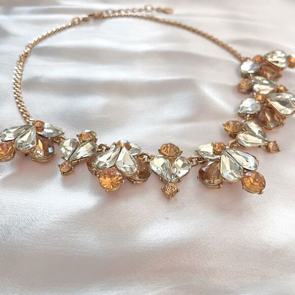 Charter Club Chunky Rhinestone Hearts Statement Necklace - Picture 5 of 8